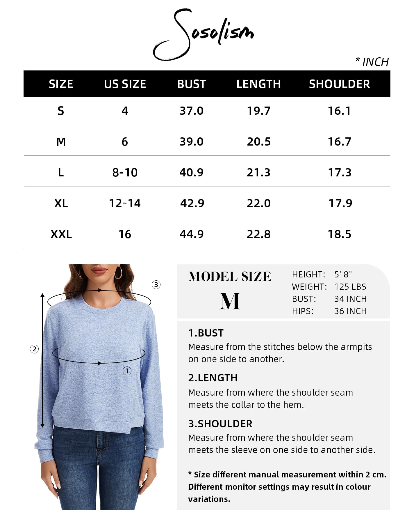 Sosolism Camisetas de Lactancia para Mujer Manga Larga Prendas de Lactancia