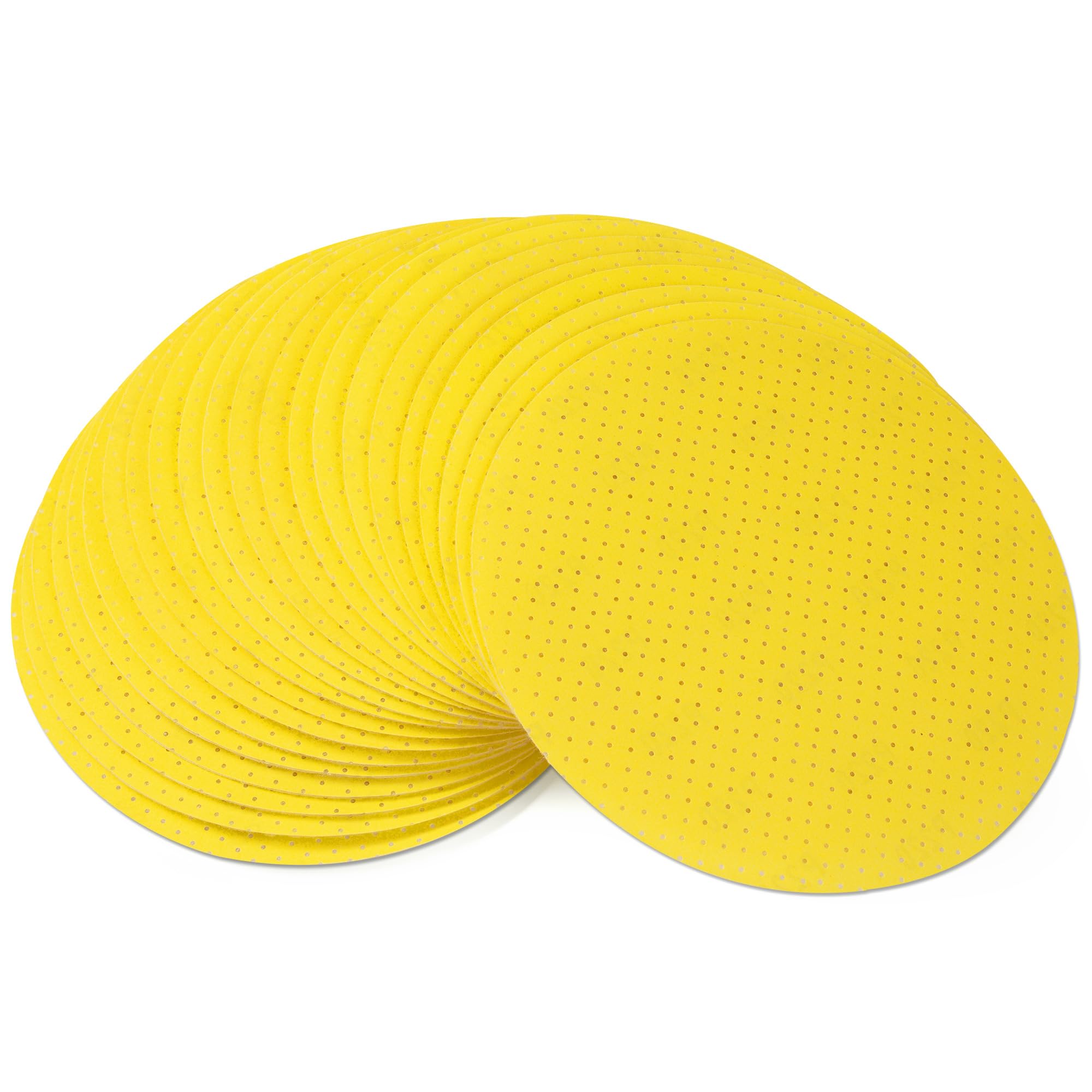 Selead Papel Abrasivo 225mm Abrasivos Permanentes 25 Piezas Grano 220 Discos Abrasivos Hojas Abrasivas Perforadas Drywall Sander