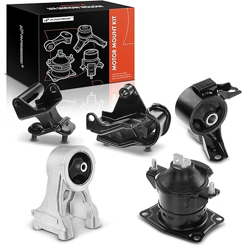 A-Premium 5PCS Engine Motor Mount and Transmission Mount Set Compatible with Honda Odyssey 2008 2009 2010 V6 3.5L, VTEC, Automatic Transsion, Replace# 50820-TK8-A61, 50810-SHJ-A00