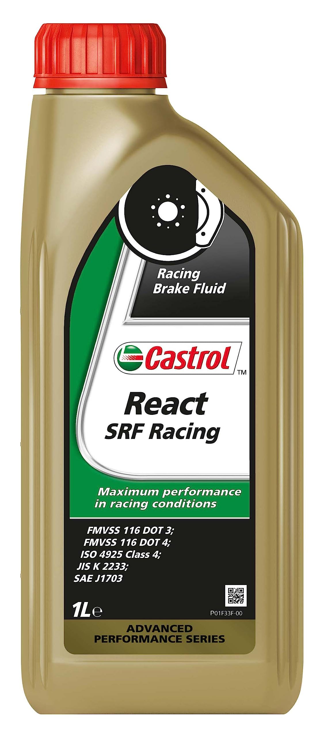 Castrol REACT SRF RACING 1L, Versión actual