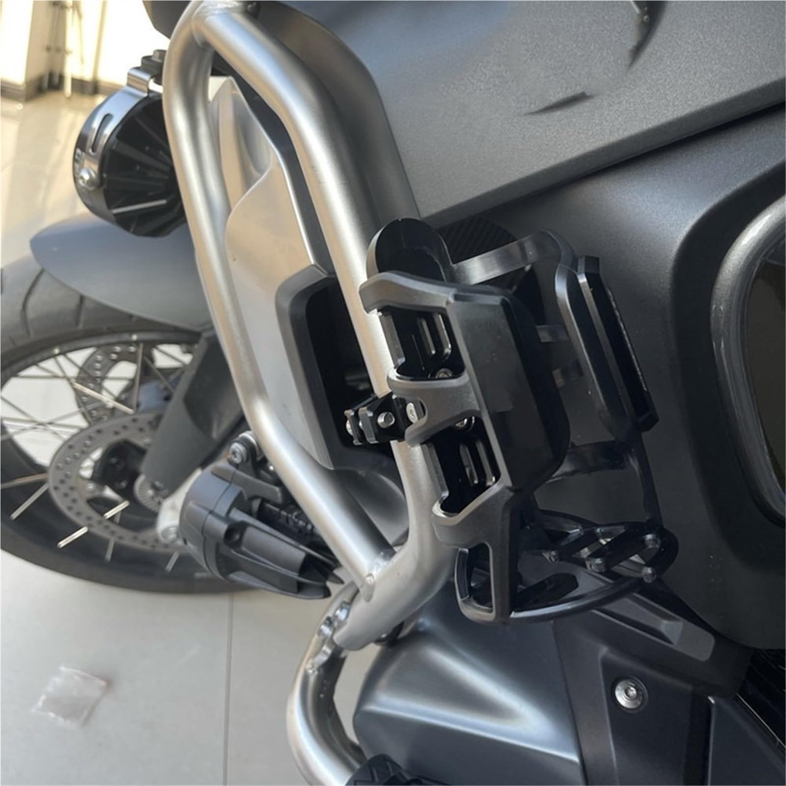 Porte-gobelet Porte-Bouteille d'eau Et De Boisson, Accessoires Moto, Support pour H-Onda NT1100 NT 1100 Nt1100 Nt 2021-2025 2026(Nero)