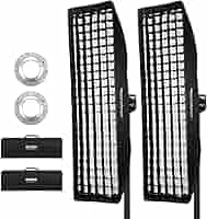 EY　ゴドックスセット Amazon.com : Godox 2-Pack 20x51/50x130cm Strip Softbox with