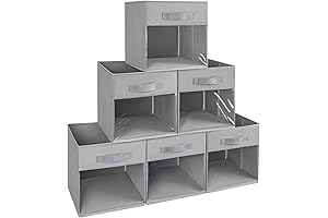 DIMJ Clear Cube Storage Organizer: Tidy Up in Style