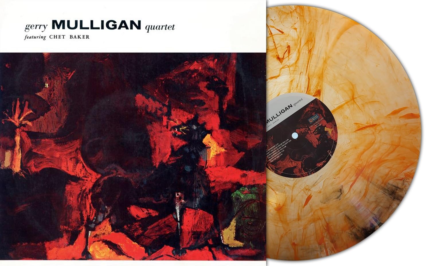 Gerry Mulligan Quartet Gerry Mulligan Quartet Featuring Chet Baker (orange Marbl