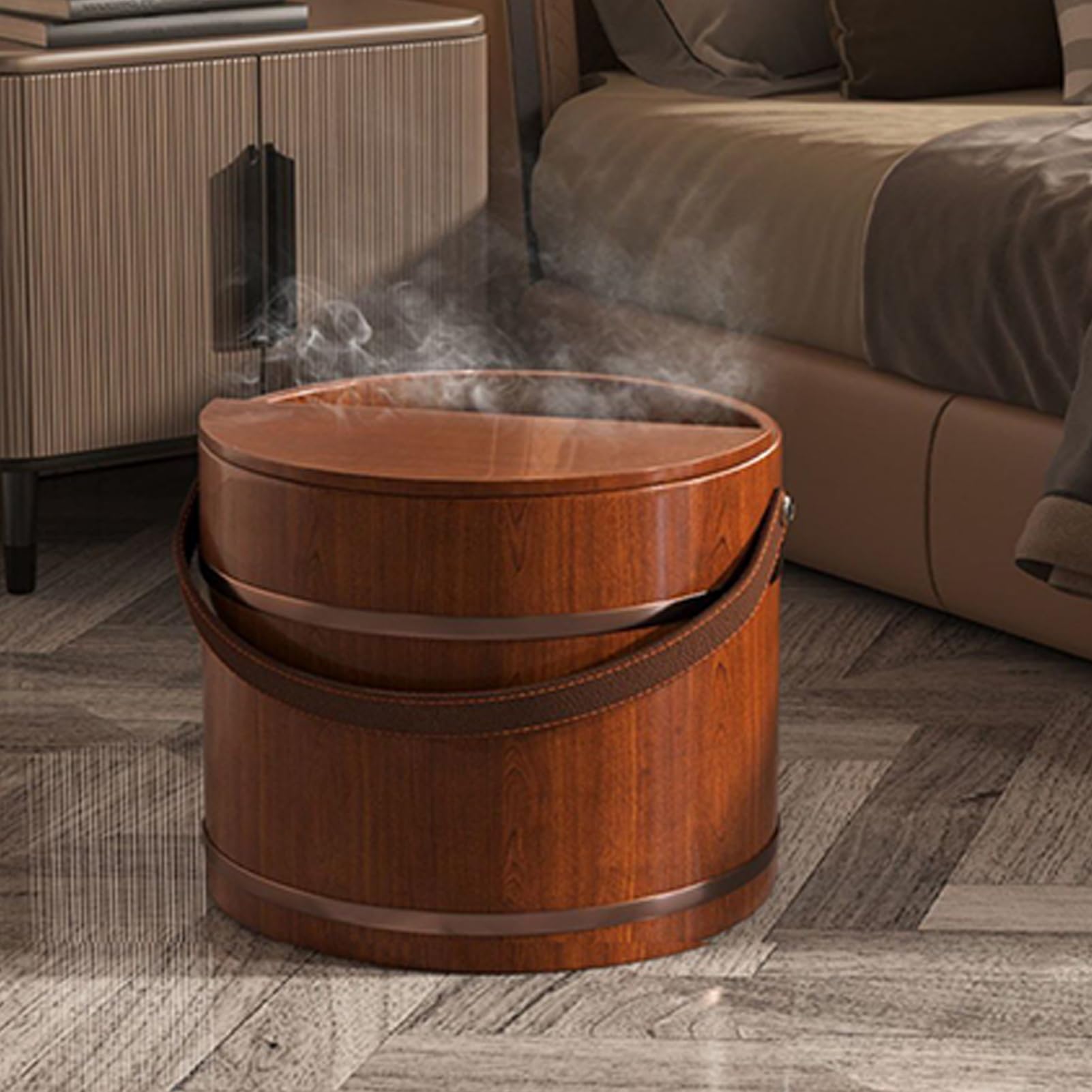 Drewniana Wanna Spa Do Relaksu Stóp Relaksujące Wiadro Do Kąpieli Stóp Do | Drewniana Wanienka Do Moczenia Nóg Dla Seniorów, Mężczyzn, Osób Starszych, Ojca, , Taty I Mamy