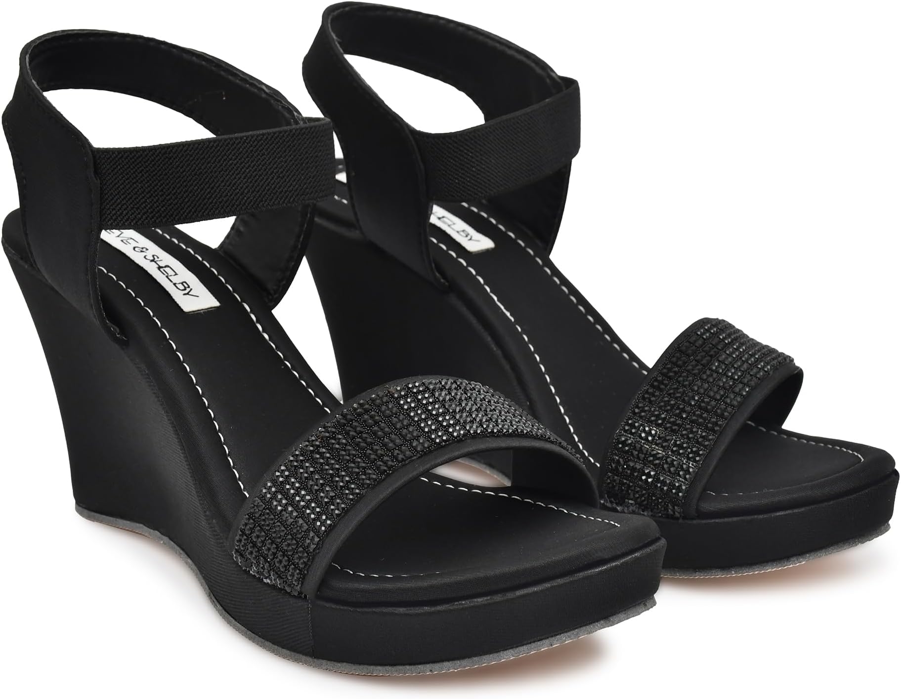 MAEVE & SHELBYSandals for Girls Women Stylish Wedges High Heel Casual Trendy Daily Office wear Comfortable Heels