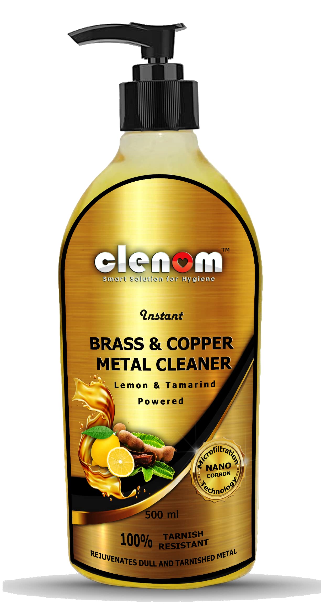 See full amazon price history chart for Clenom Instant Brass and Copper Metal Cleaner with Dispenser Pump (Cleaning Liquid Poish 500ml, Pack of 1) for Chrome, Copper, Brass, Bronze, Gold, Nickel and Stainles Steel. All Metal Cleaner Clenom Instant Brass and Copper Metal Cleaner with Dispenser Pump (Cleaning Liquid Poish 500ml, Pack of 1) for Chrome, Copper, Brass, Bronze, Gold, Nickel and Stainles Steel. All Metal Cleaner (B0979HK2MF) Amazon Price History, Amazon Price Tracker