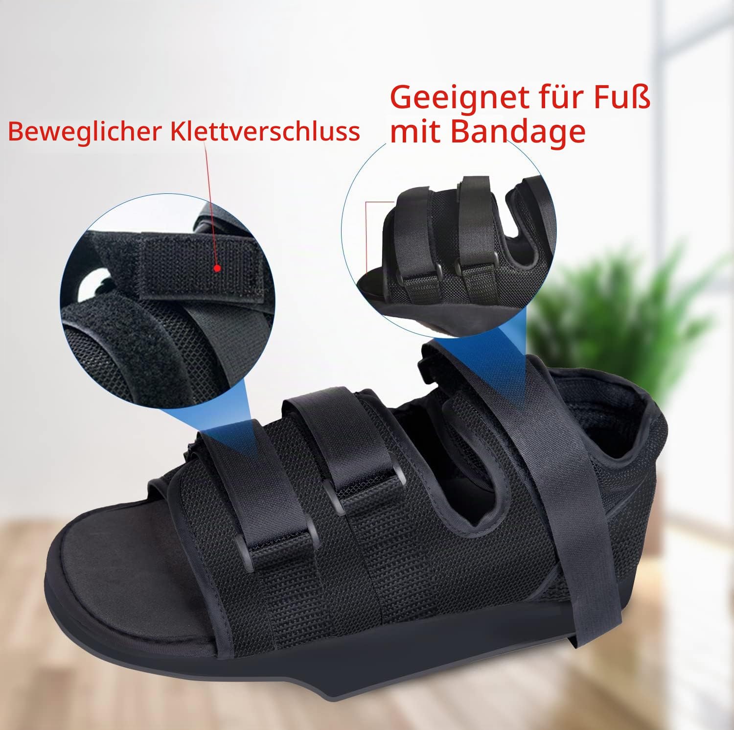 Postoperative Schuhe Medical Orthopedic Foot Brace Vorfußentlastungsschuh für Operationen (m)