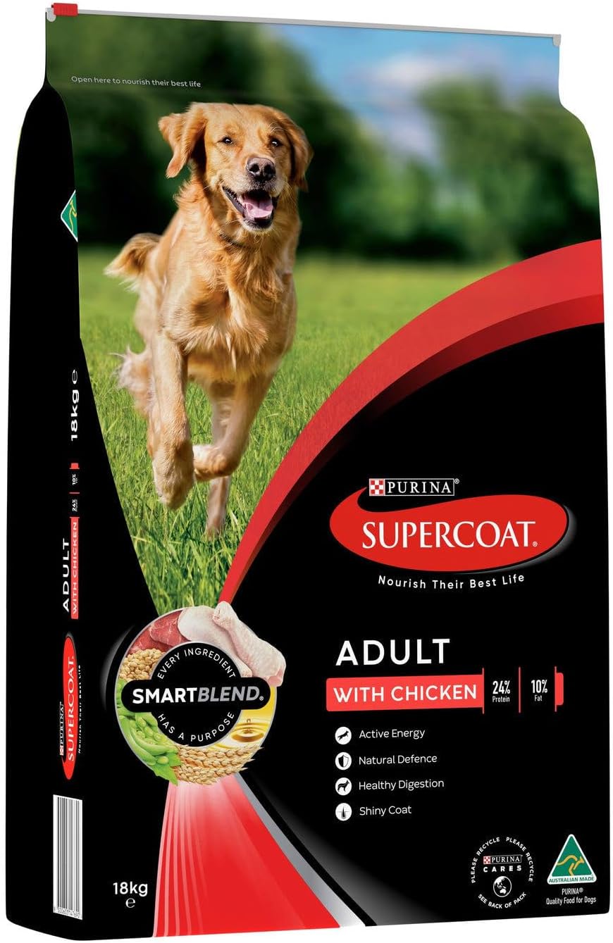 Purina Supercoat Adult Healthy Weight Chicken Dry Dog Food 18 Kg