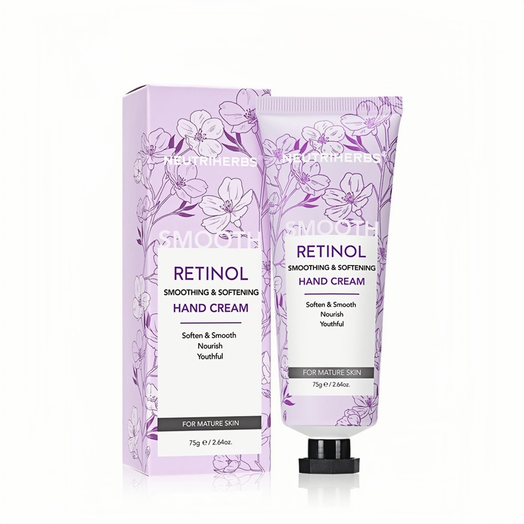 Neutriherbs Retinol Anti-Aging Hand Cream 75G, Non-Greasy, Fast-Absorbing
