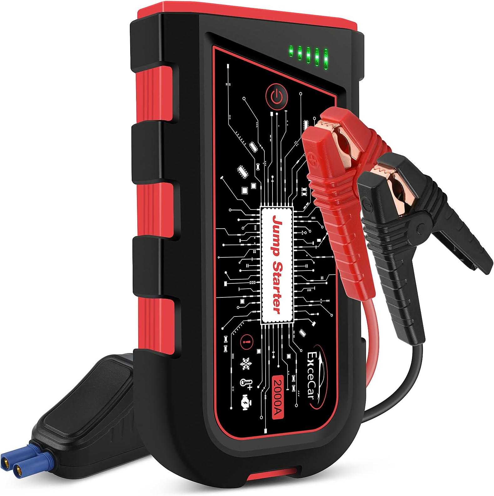 Auto Xs Powerbank Starthilfe Svn03 Starthilfe Powerbank mit Luftkompressor, JSYVV 4000A Tragbares