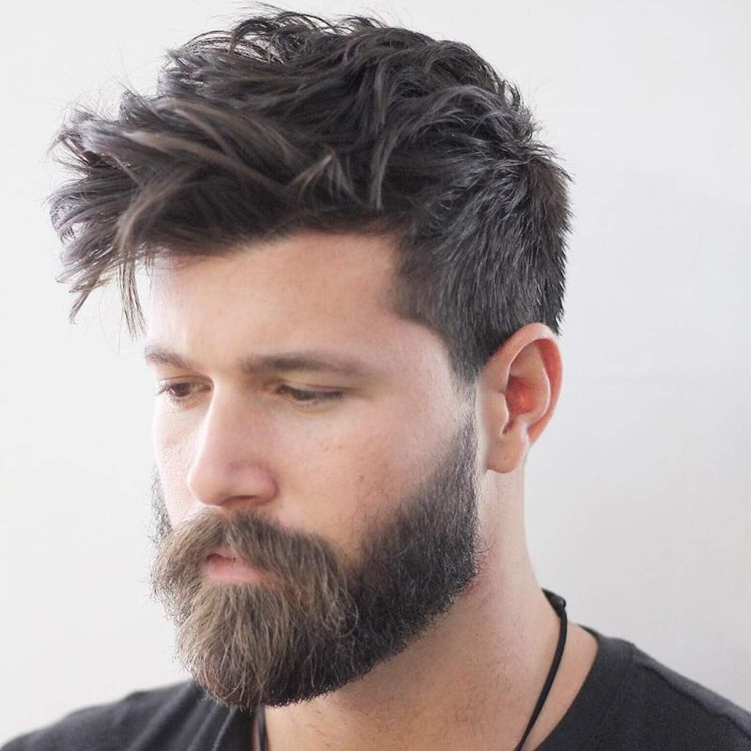 Lishy Toupee for Men Natural Black Color Hair Pieces for Men European Virgin Human Hair Replacement System for Men 10" x 8" Toupee Men Hairpiece Wigs