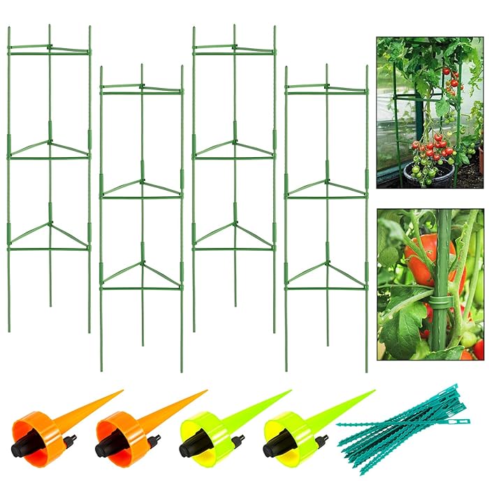 Buy 4ft 4Pack SIMPLY + Garden Plant Support Tomato Cage, Vegetable