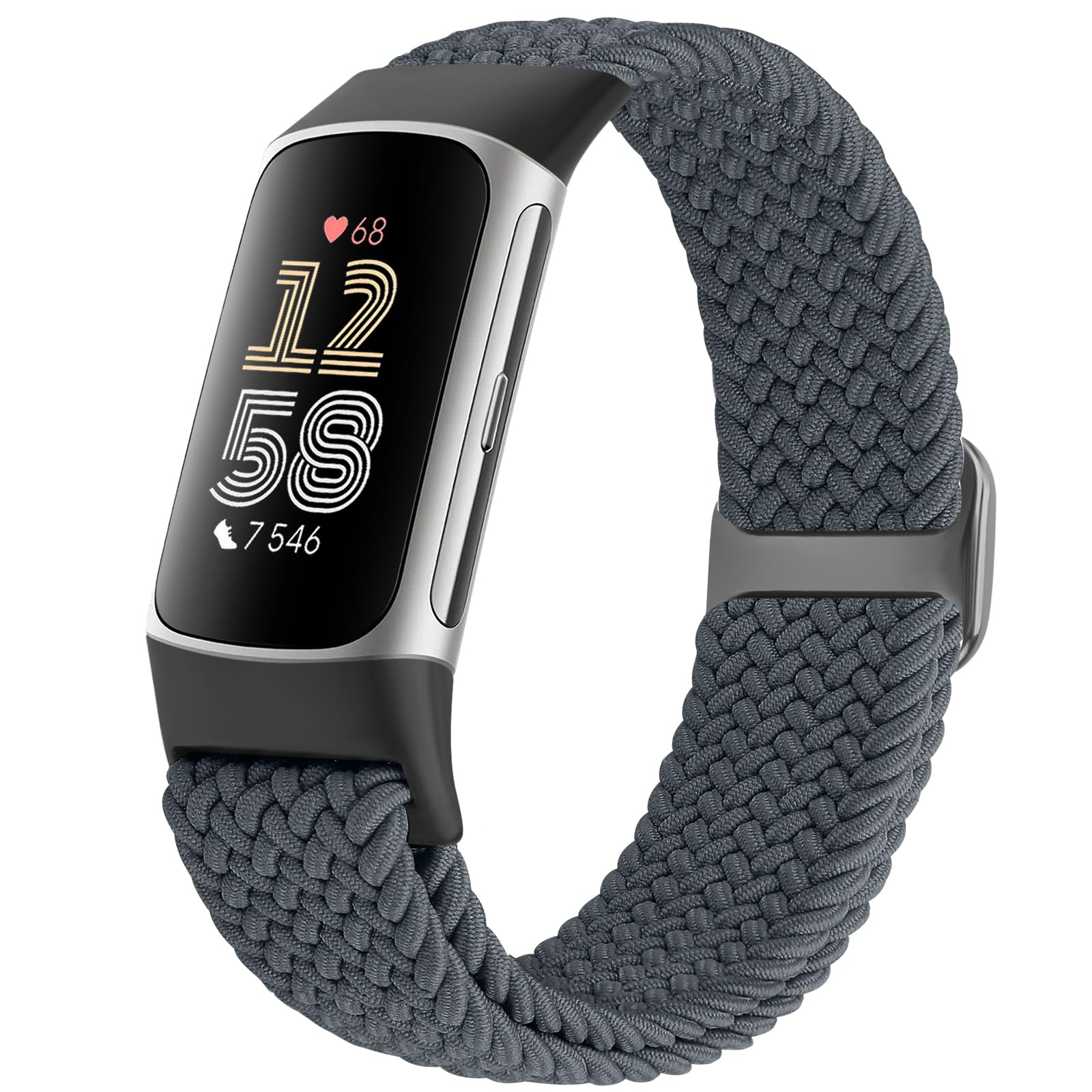 [Bcuckood] 編み込み腕時計バンド Fitbit Charge 6/Fi…