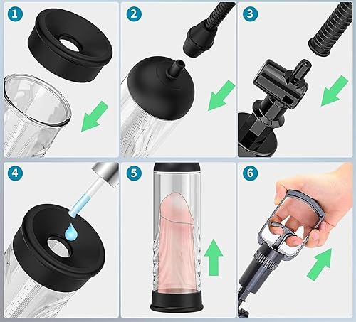 Bomba de crecimiento para hombre con succión fuerte Bomba de vacío para hombres con pantalla ED Potente bomba de vacío eléctrica en pulgadas,