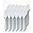 Prestee 500 Clear Plastic Forks - Heavyweight Disposable Forks, Sturdy Flatware, Elegant Fork for Parties, Bulk Disposable Silverware Set, Clear Plastic Utensils - Flatware