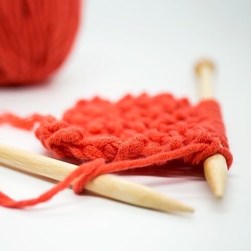 Miniatura 6 de Agujas de tejer de bambú, agujas de tejer carbonizadas de un solo punto, 18 tamaños, 0.08 pulgadas y 0.39 pulgadas, uso para bricolaje creativo