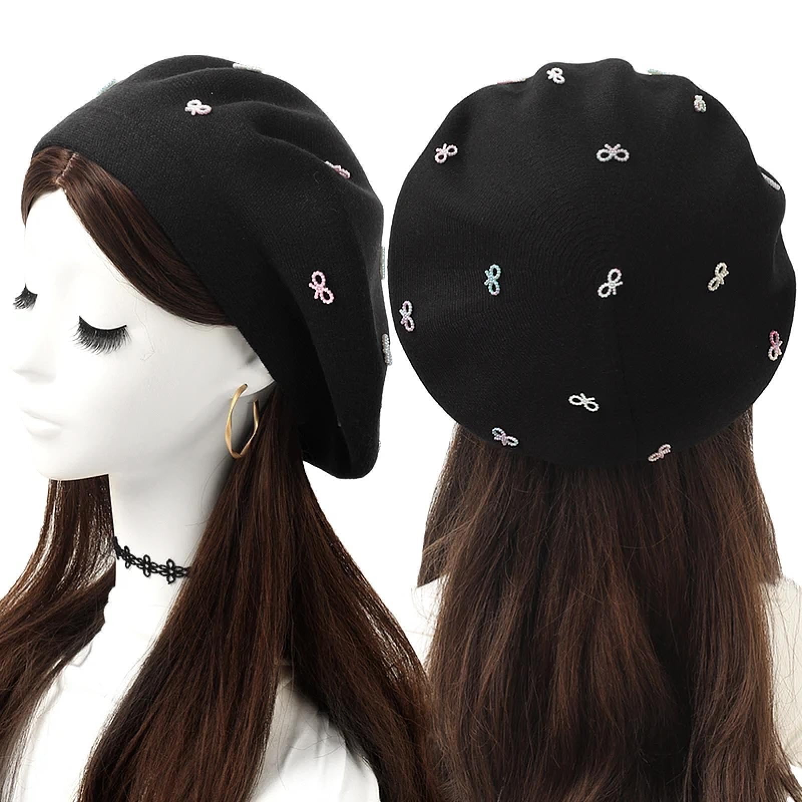 Czapki Czapki Skullies Czapki Beanie Czapka Damska Kokarda Kaszmirowe Berety Czapka Dzianinowa Na Co Dzień Artysta Zwykła Czapka