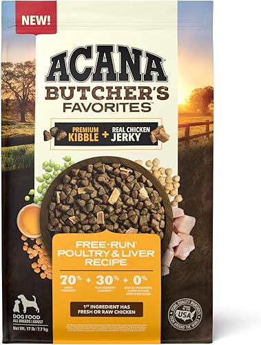 ACANA Receta de aves de corral e hĂgado de funcionamiento libre de los favoritos del carnicero 17lbs ACANA Receta de aves de corral e hĂgado de funcionamiento libre de los favoritos del carnicero 17lbs