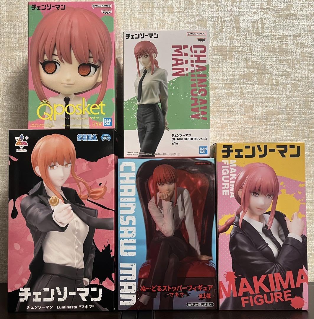 【絶版品】　チェンソーマン　マキマ　雑誌　スリーブ&プレイマット　セット Amazon | チェンソーマン マキマ フィギュアセット 箱無し