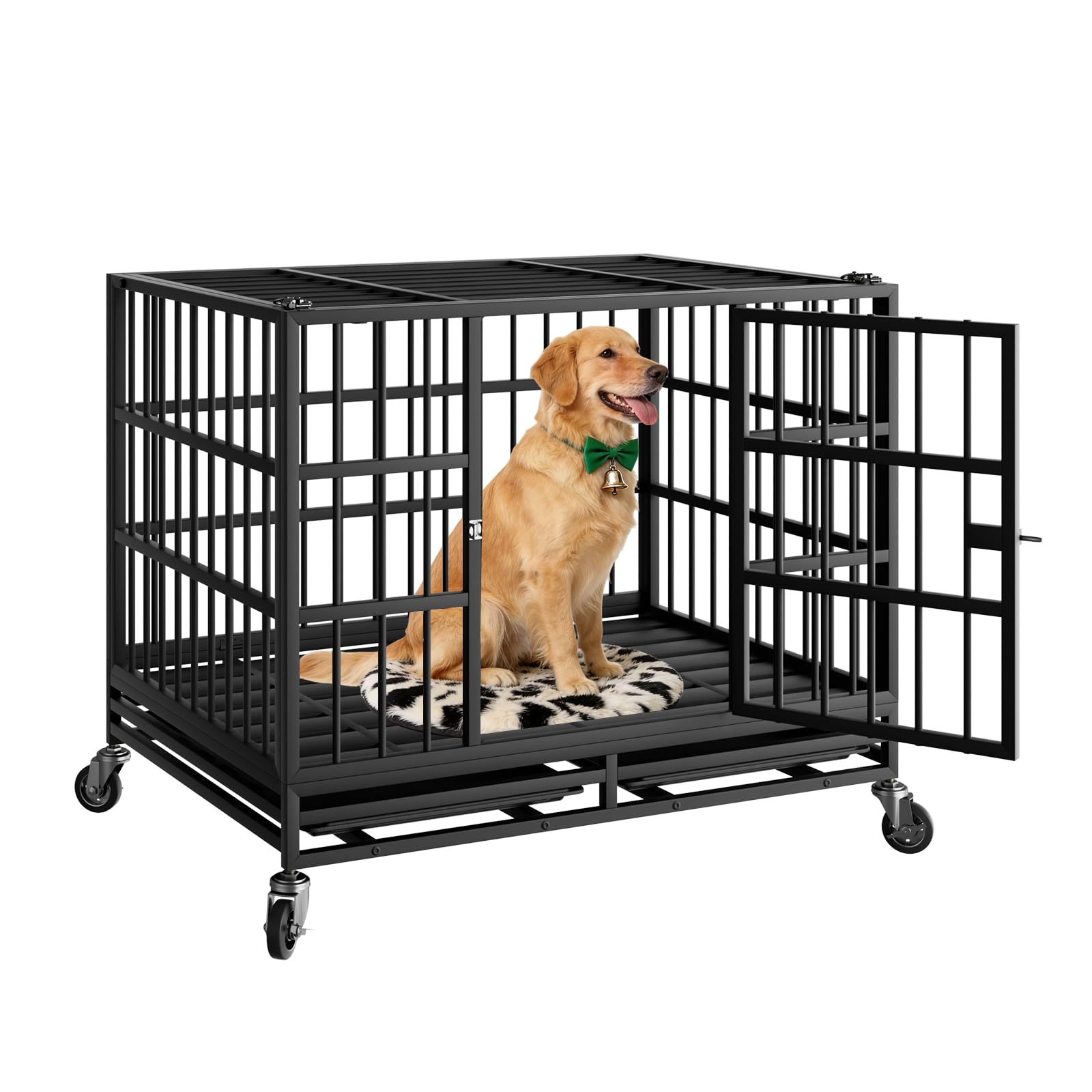 HMHTCT 37 Inch Heavy Duty Dog Crate