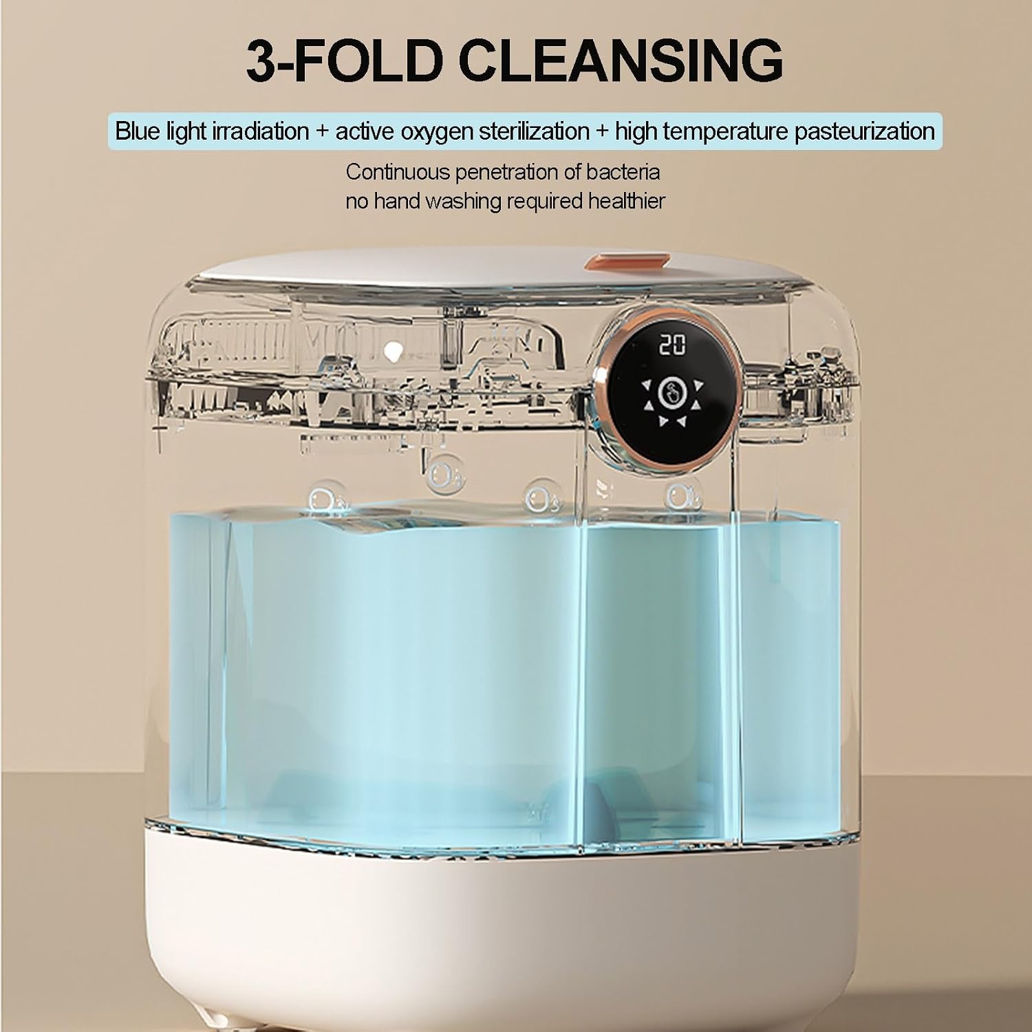Portable Washing Machine, 5L Small Washing Machine with Dehydration, 6 Modes for Baby Clothes, Underwear, Apartment, Camping, Travel