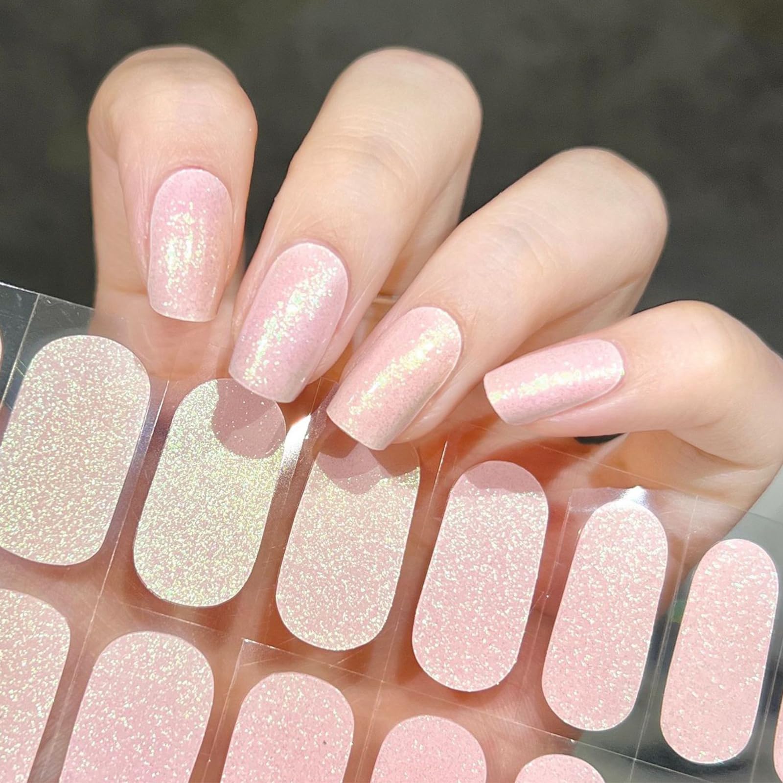 Autocollants Ongles Gel Semi-durci Effet Français Fleurs - Lot, Neuf, Pour Nail Art