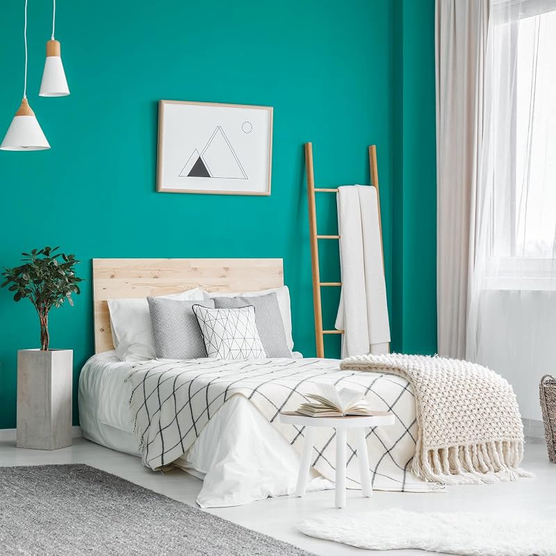 VaryPaper Öntapadós Tapéta Kék 81cm×9m - Retro Stílusú Vinyl Faldekoráció Konyhába, Fürdőszobába, Nappaliba - Vízálló Bútor Fólia Asztalra,