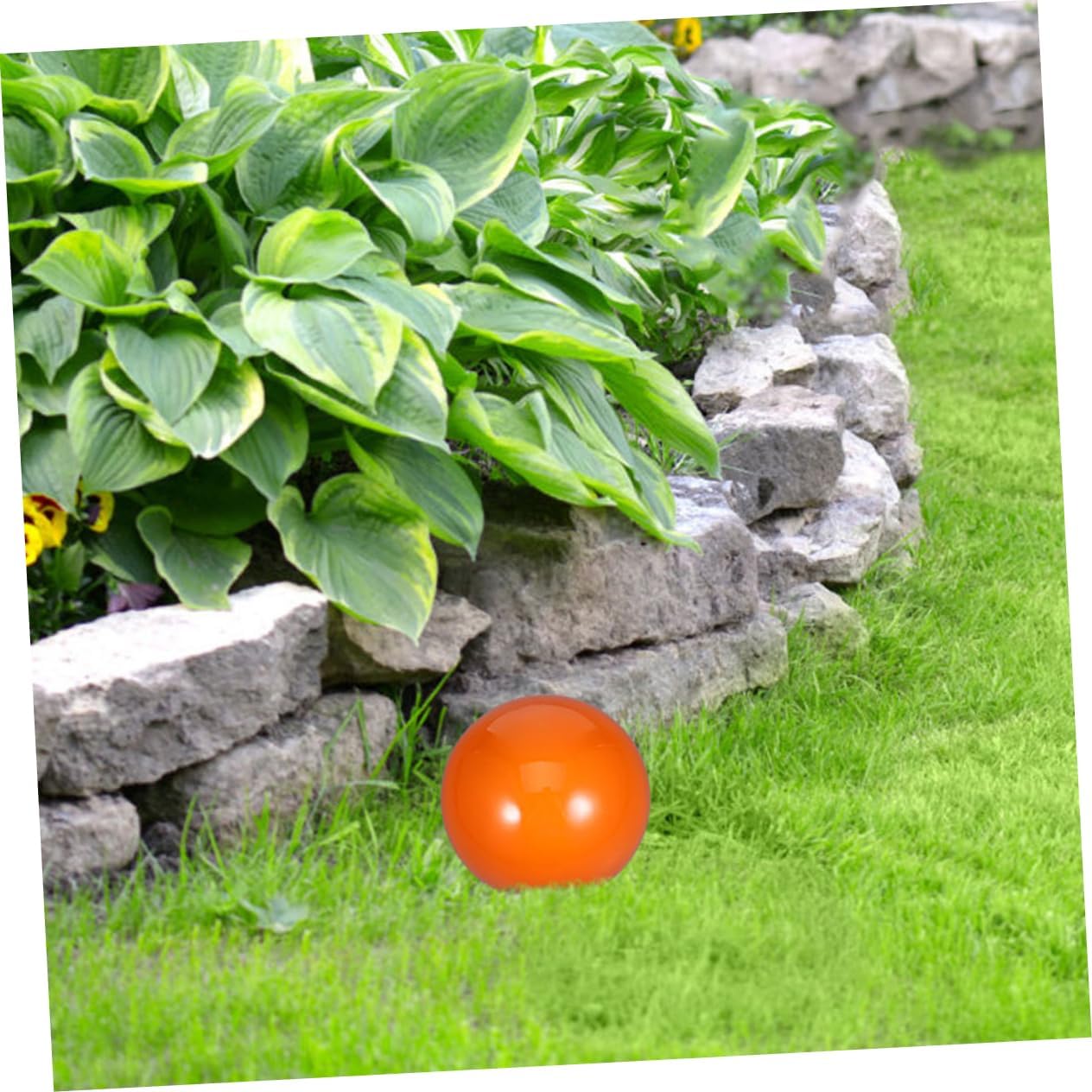 Zerodeko Stainless Steel Gazing Ball Solar Garden Sphere Mirror Reflection Ball Decor for Outdoor