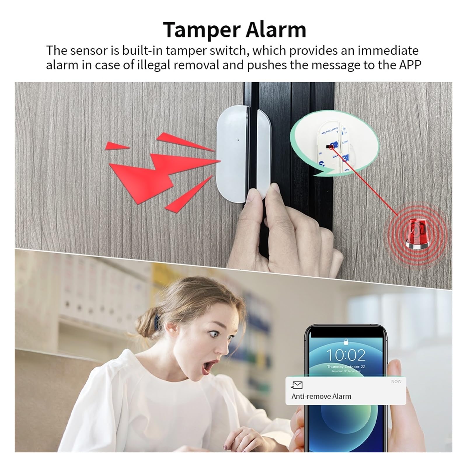 Alarmas De Puerta, Sensor de puerta y ventanas Zigbee, Detector de apertura/cierre de puerta Wifi Tuya, automatización inteligente del hogar, Sensor magnético inalámbrico de puerta Para La Seguridad D