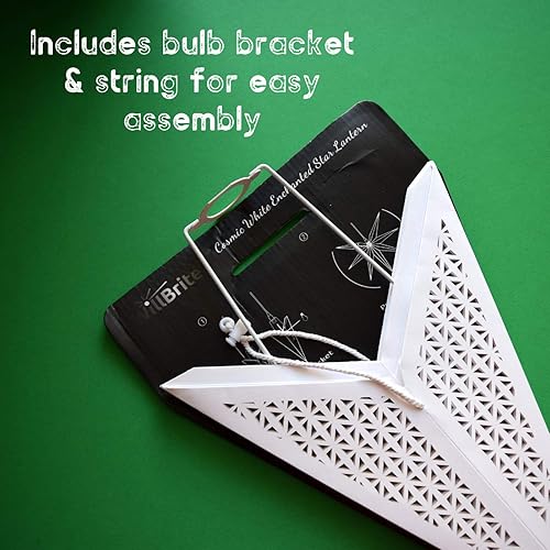 Miniatura 7 de Increíbles faroles de papel de primera, estilo estrella para decorar