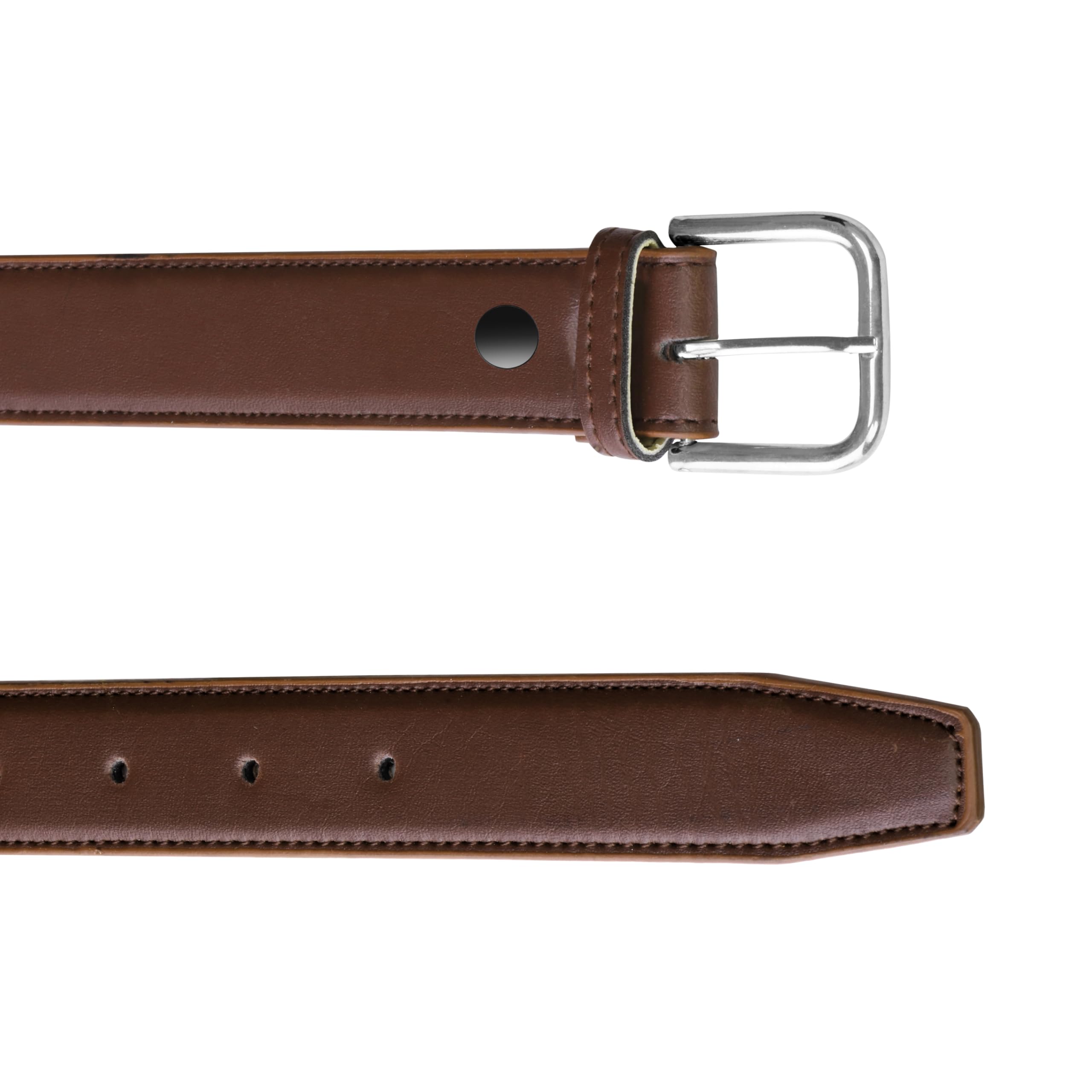 CHILDWAY Unisex Kid's Belt | Casual Belt for Boys and Girls | Adjustable Fit, Durable Buckle | For Pant Jeans Trouser (Brown) 1