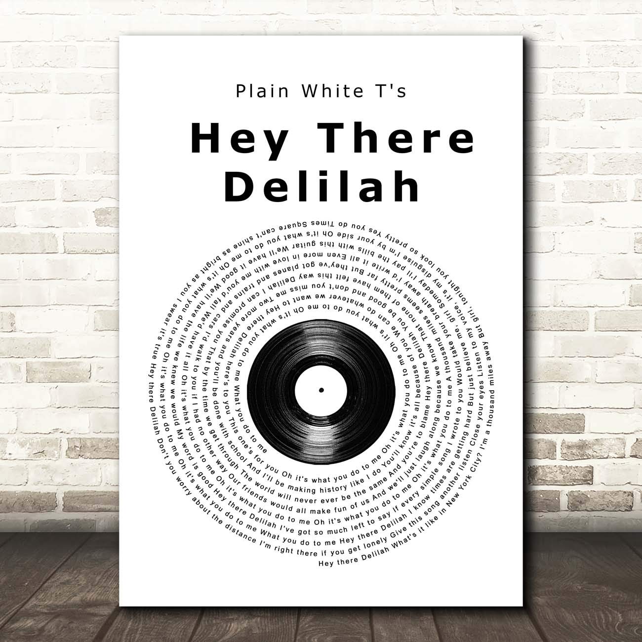 Music Hey There Delilah Cover Hey There Delilah Vinyl Record