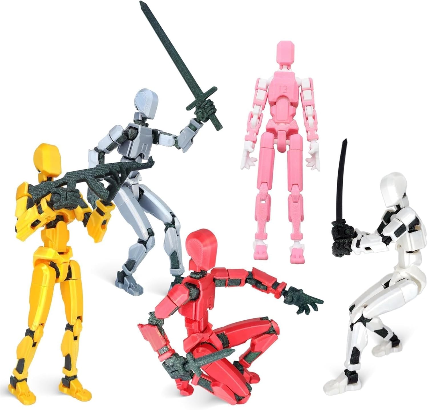 Lucky 13 Action Figure, T13 Action Figure, MultiJointed Movable Robot