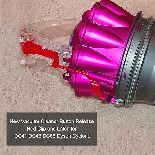 Miniatura 7 de Aspiradora DC65 Cyclone Parts Compatible con Dyson DC41 DC43 DC55 DC65 Liberación Clip Asamblea Rojo Boton Dyson Mango