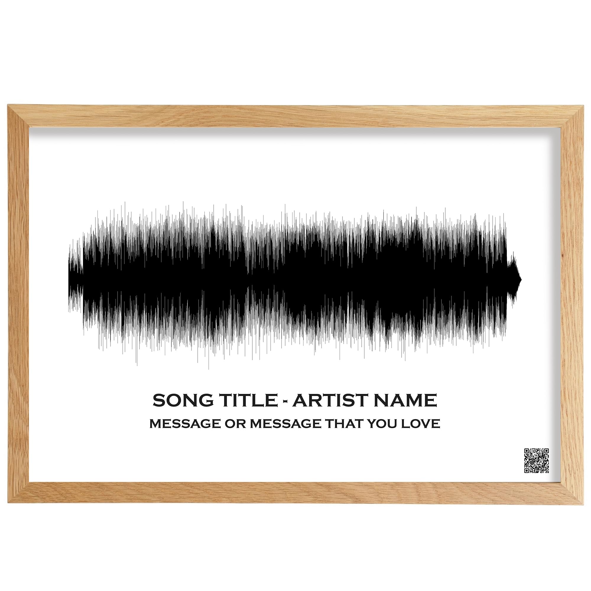 Amazon.com: Personalized Sound wave Art Poster or Canvas, Custom