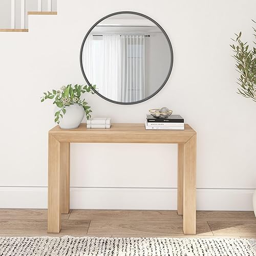 Miniatura 3 de Plank+Beam Modern Solid Wood Console Table, 46.25 Inch, Sofa Table, Narrow Entryway Table for Hallway, Behind The Couch, Living Room, Foyer, Easy