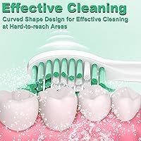 Vista 3 de Replacement Toothbrush Heads for Philips Sonicare E-Series, Compatible with Sonicare Essence, Elite, Advance, CleanCare Screw-on Electric Toothbrush