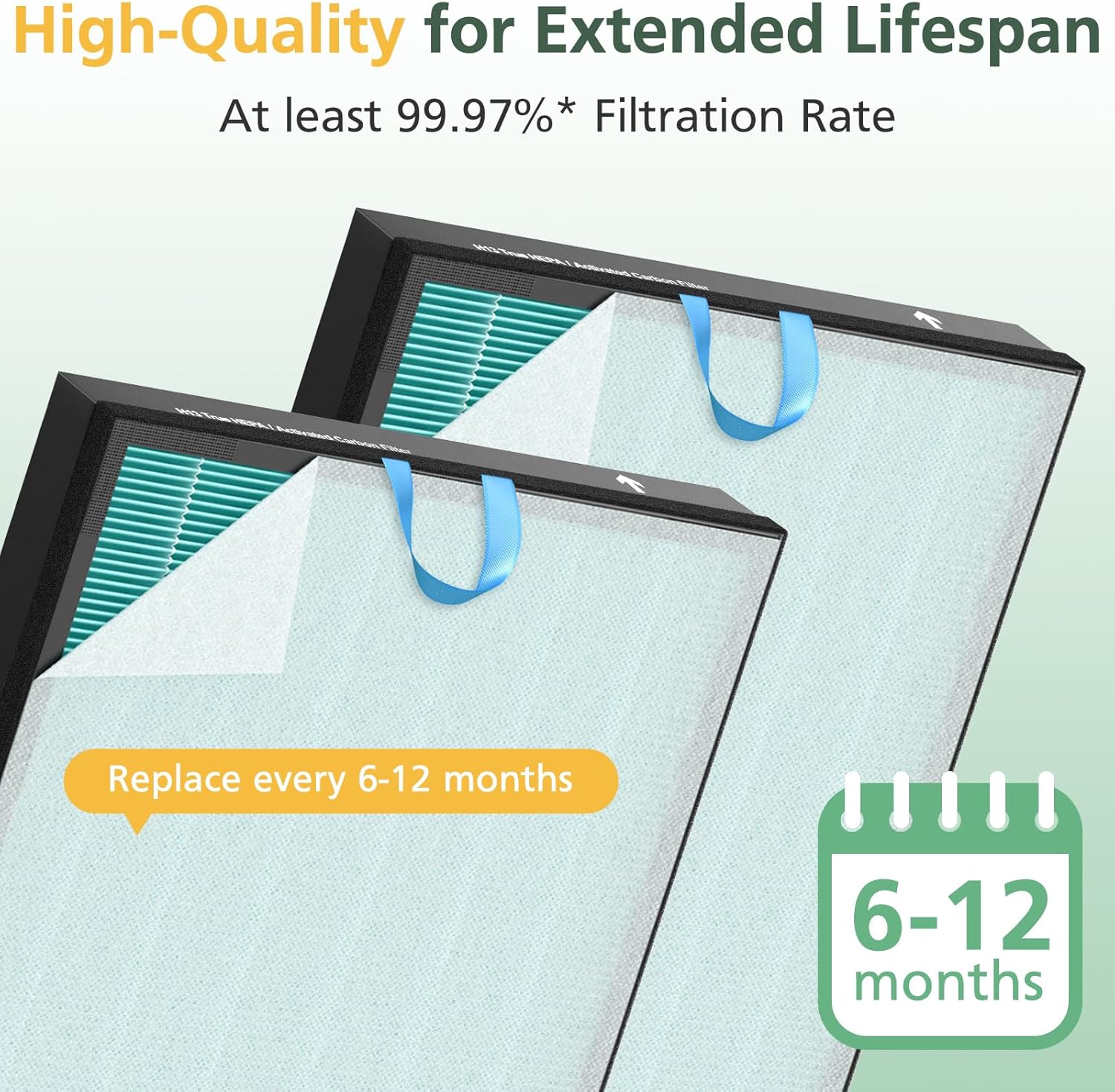 Vital 200S Smoke Remover Replacement Filter for LEVOIT Vital 200S and Vital 200S-P Air Purifier, HEPA and High-Efficiency Activated Carbon Filter, Vital 200S-RF-SR - Image 6