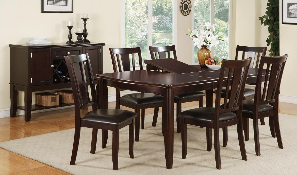 Poundex Dining Tables Brown Tables