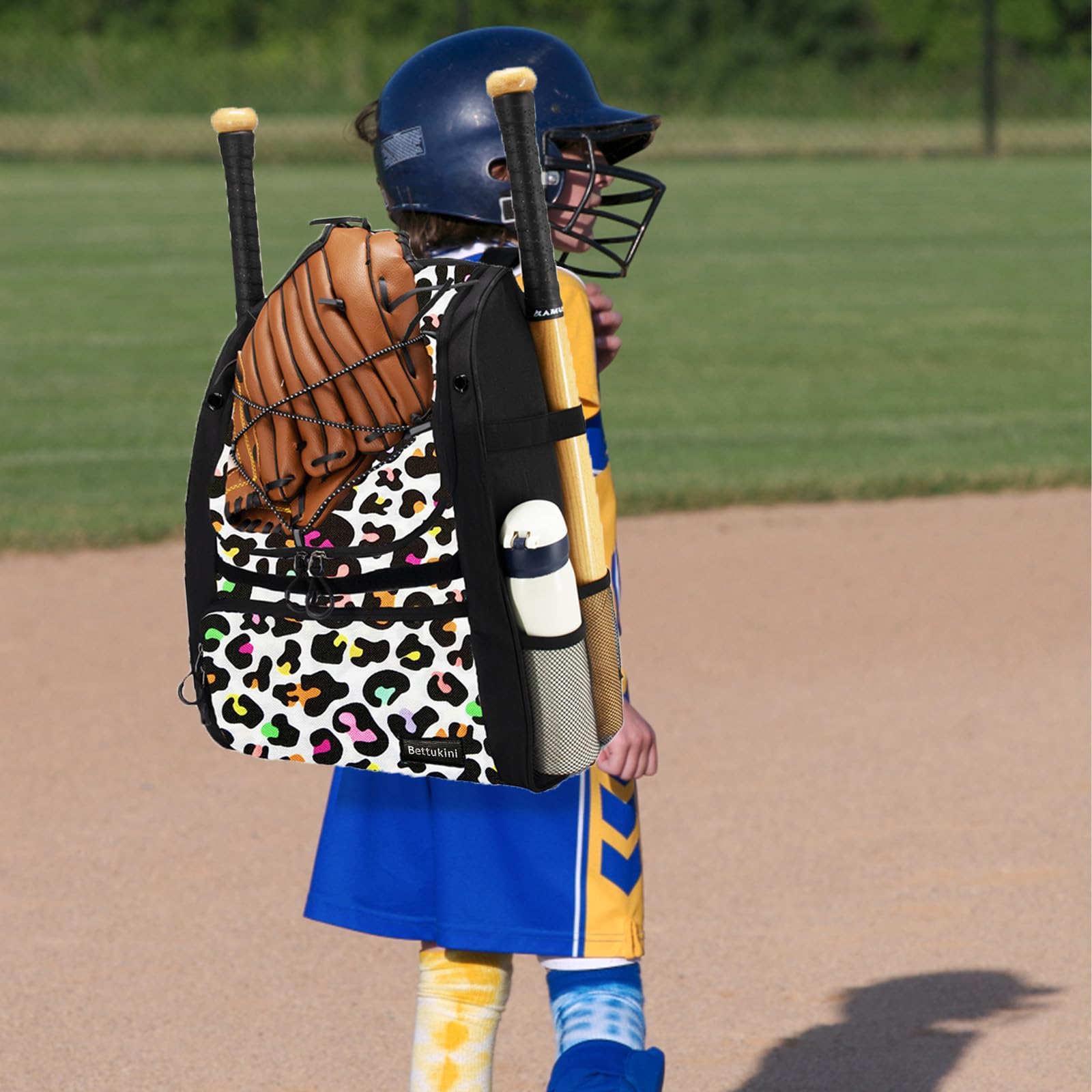 Bolsa de béisbol para mujeres y adultos, gran capacidad, color Leo