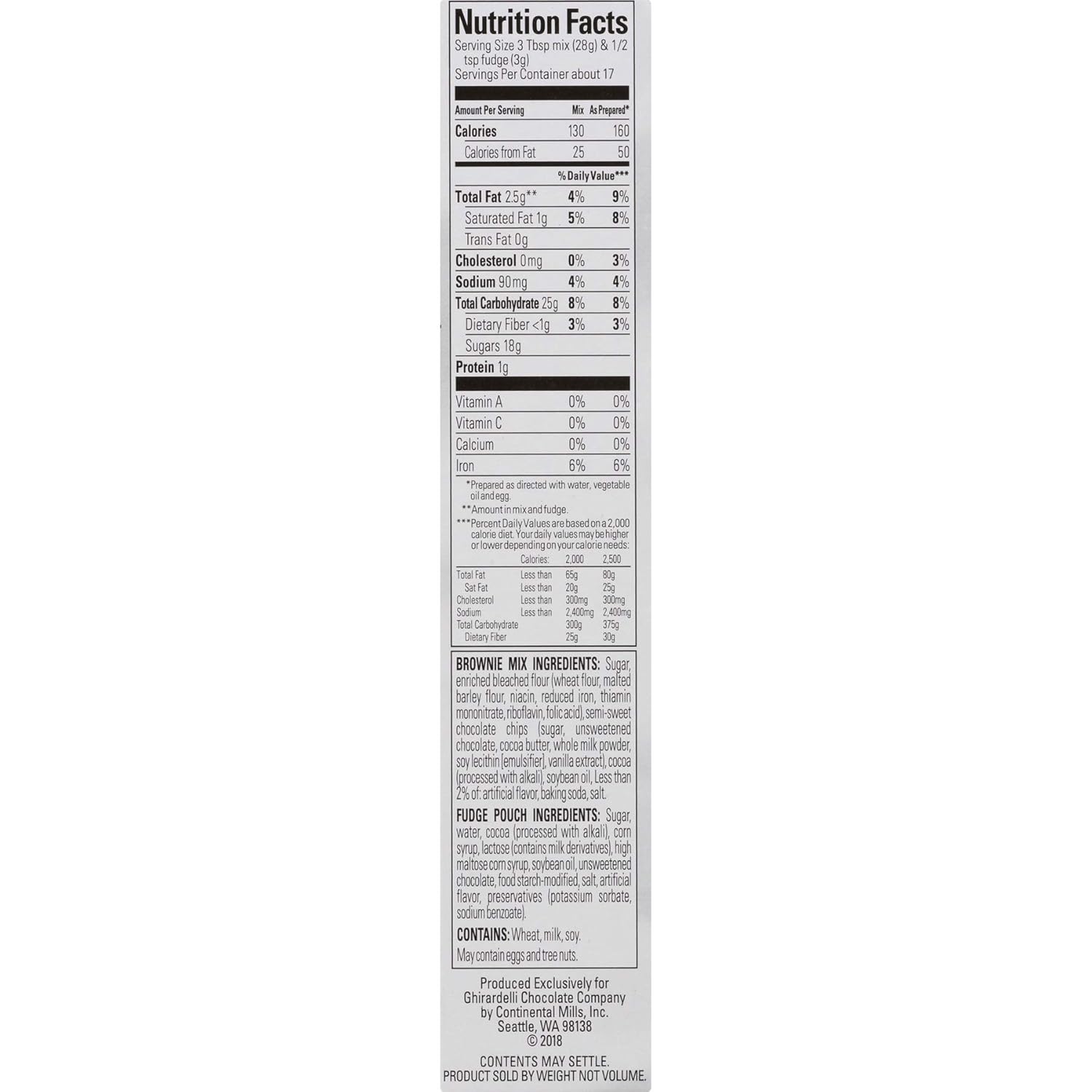 Buy GHIRARDELLI Triple Fudge Brownie Mix, 19 oz Online in ...