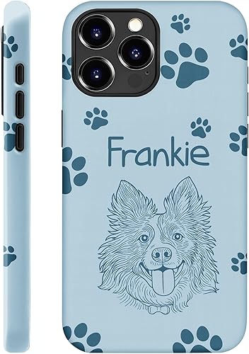 Personalized Pet Photo Phone Case, Custom Dog Cat Picture Case for Phone, Personalized Pets Gift, Phone Cover for Pet Lovers with iPhone 15 14 13 12