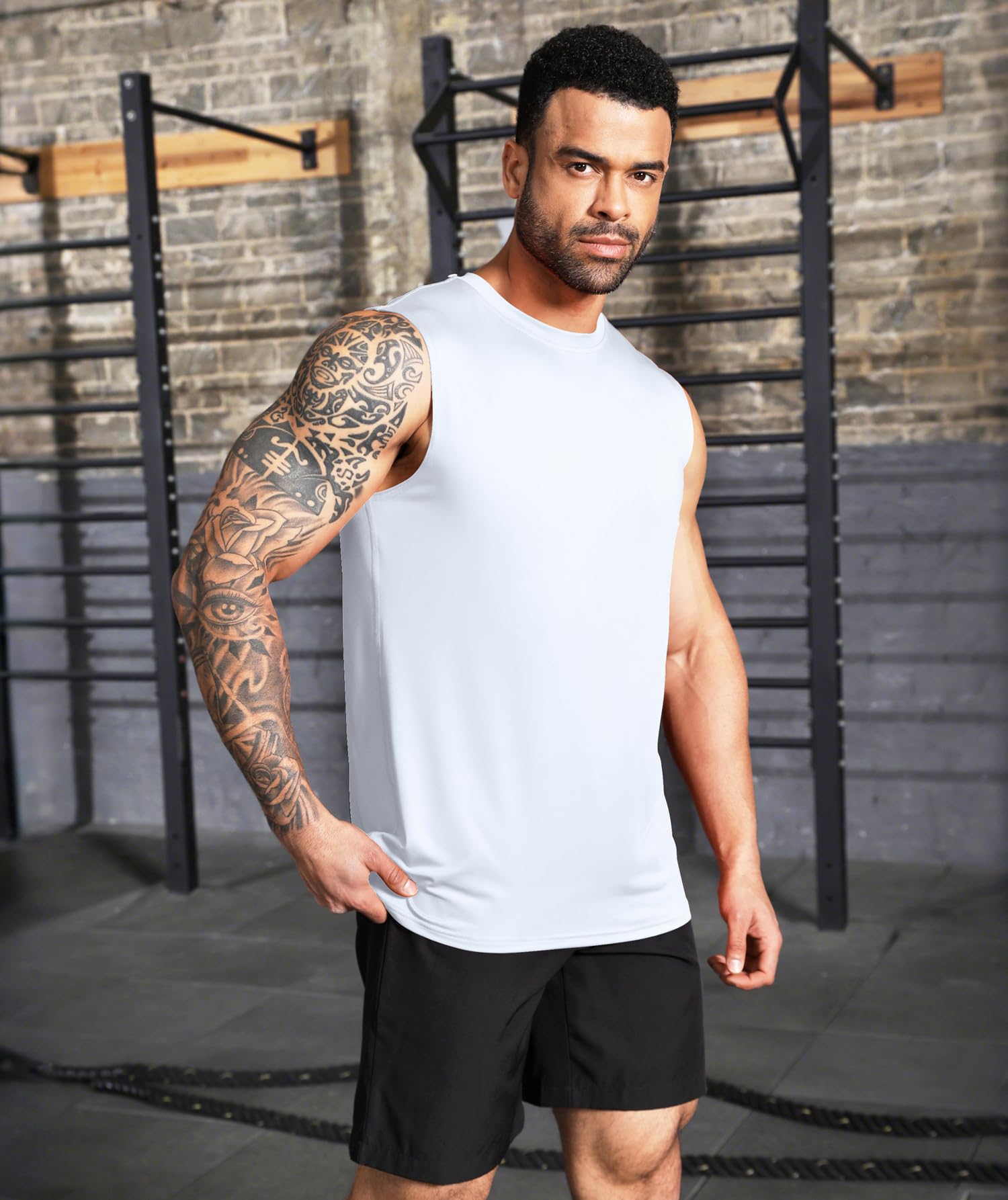 Boyzn Confezione da 3 canottiere da allenamento da uomo per palestra, atletica, bodybuilding, fitness, senza maniche