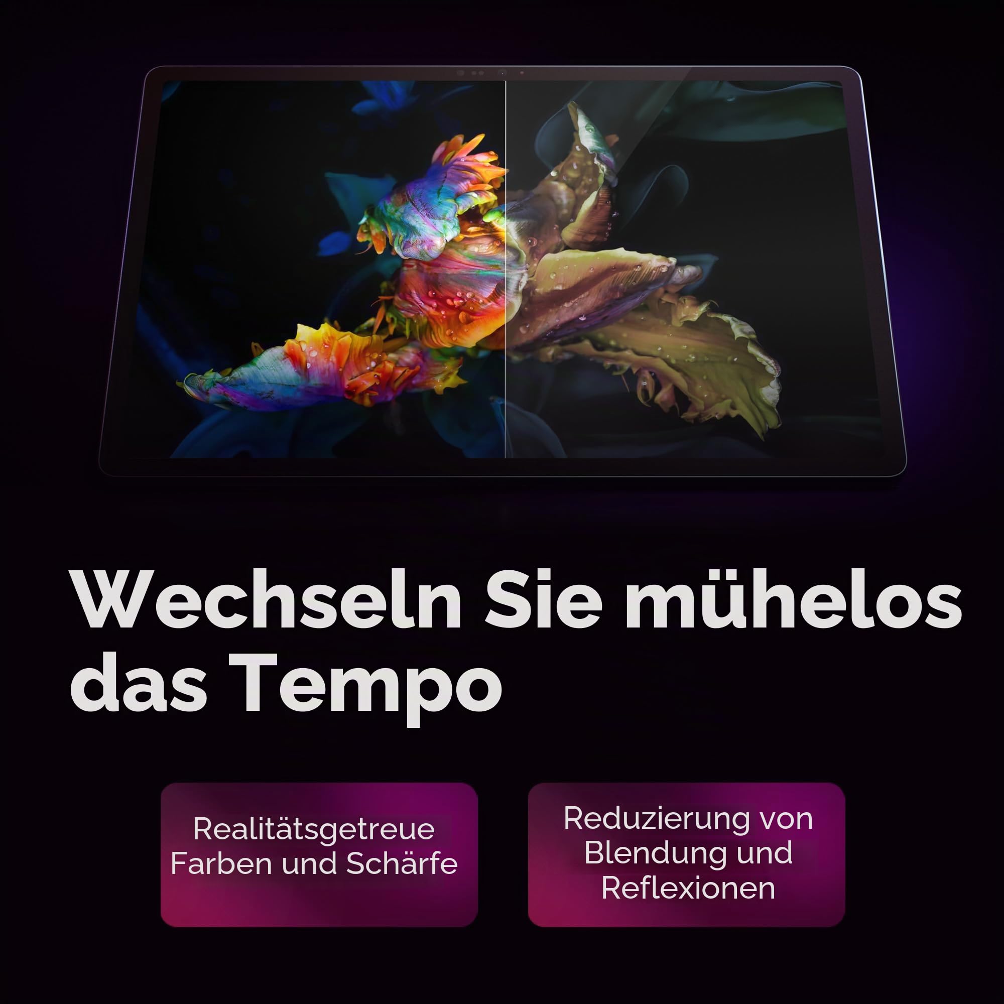 Lenovo Yoga Tab Plus, AI Tablet, Display 3K 12,7 Zoll 144Hz, Snapdragon Prozessor 8 Gen 3, RAM 16 GB, Speicher 512 GB, WiFi 6, Tablet Android 14, Tab Pen Pro und Tastatur enthalten - Seashell