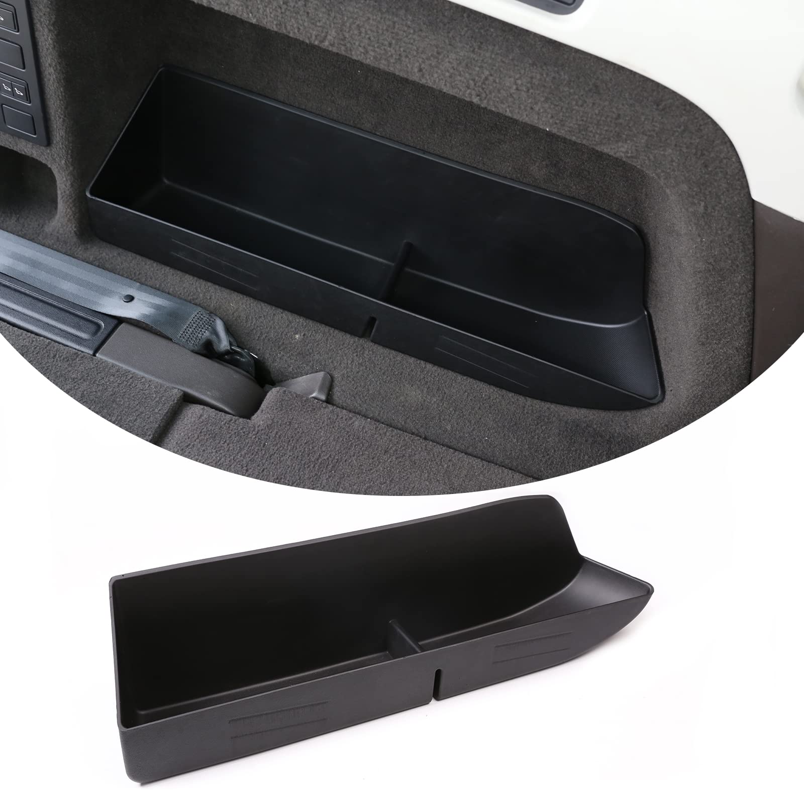 Metyoucar Black Car Trunk Multifunction Storage Box For Lr Discovery 5 Lr5 L462 2017-2022 Auto Accessories