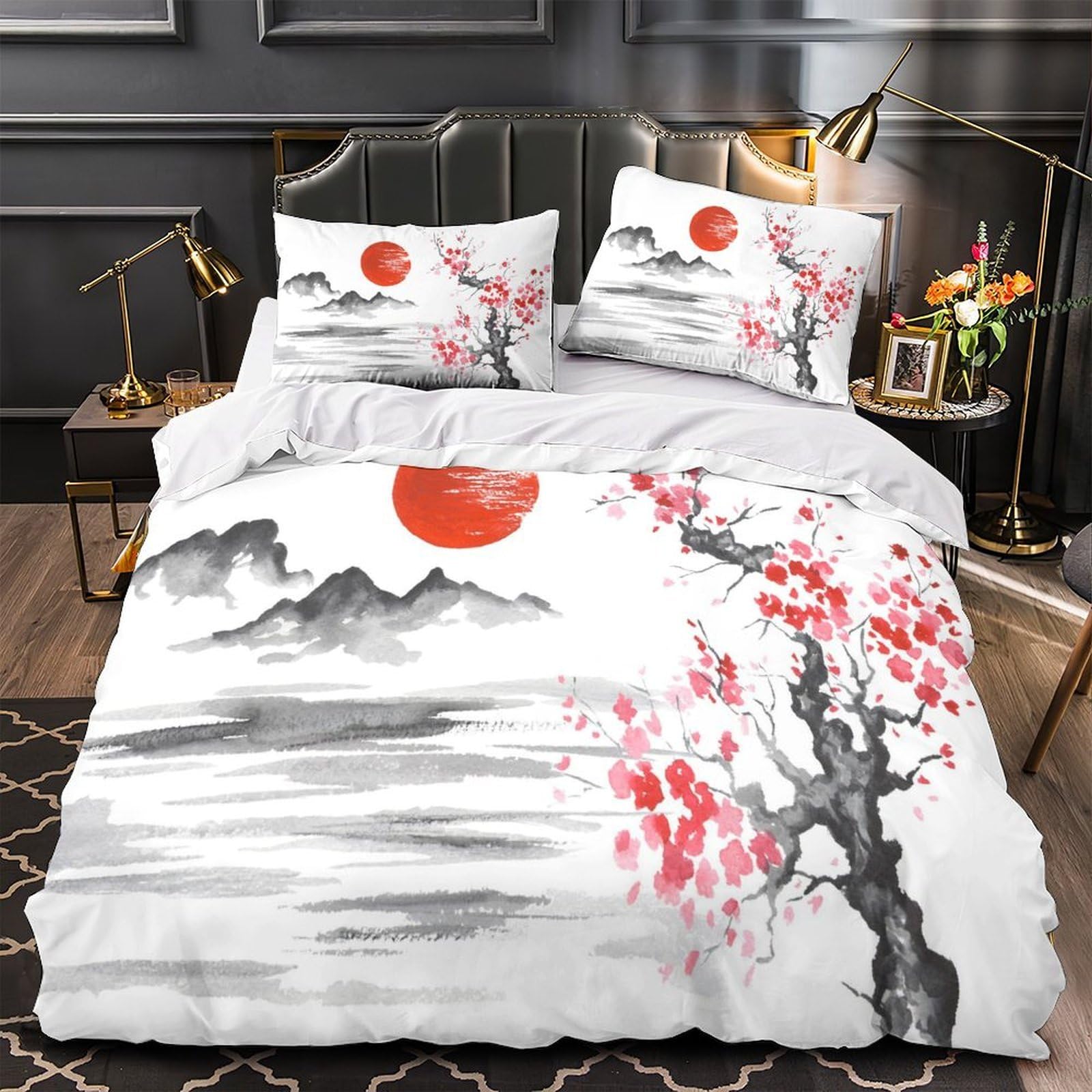 Housse de couette microfibre anti-decoloration de qualité supérieure super king