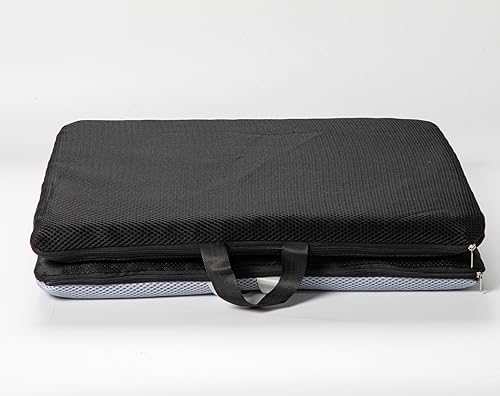 Miniatura 6 de Anzeng Cojín de asiento de gel grueso, cojines de silla de oficina de 2.4 pulgadas, cojín de asiento de automóvil, almohadilla de silla doble gruesa