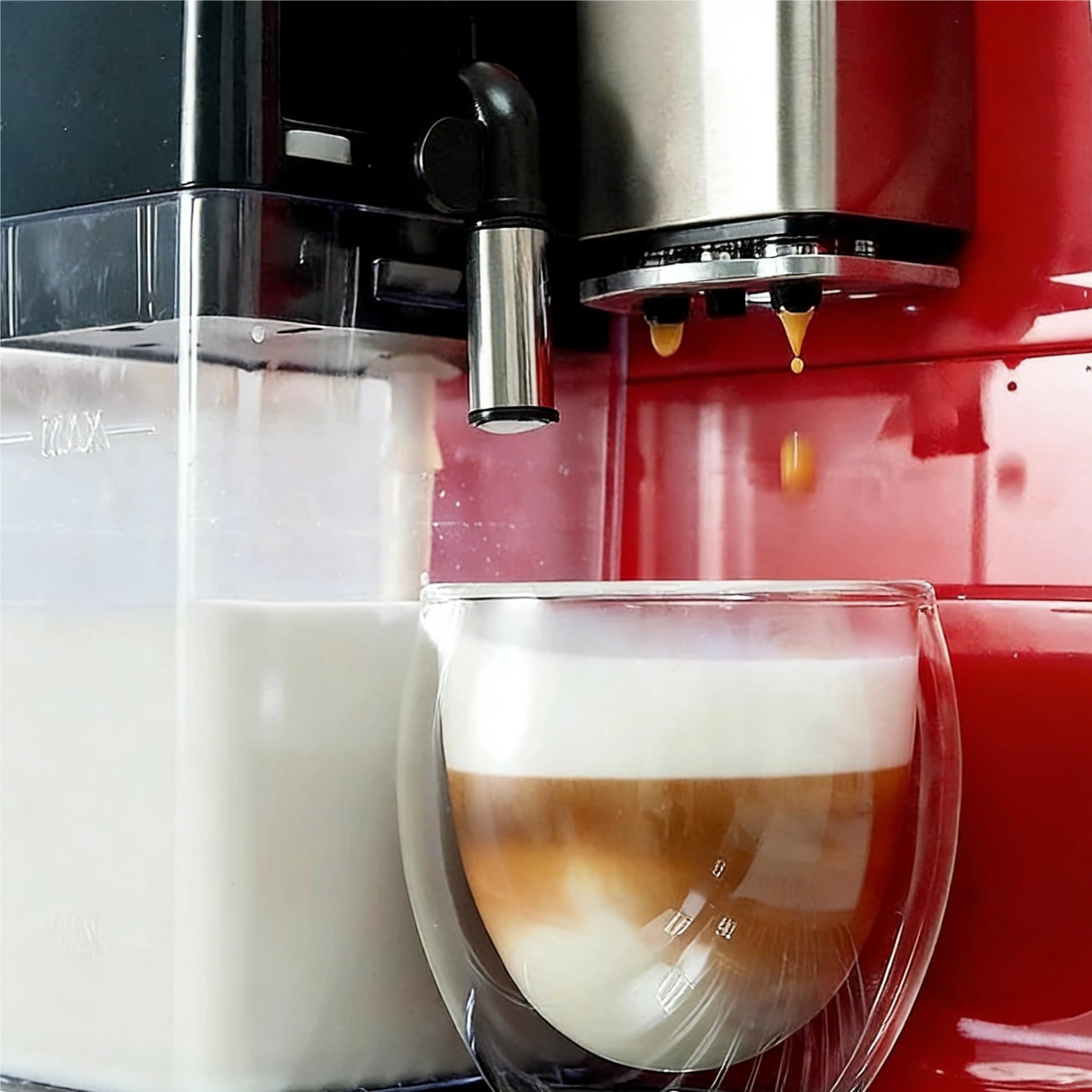 Set Di Pentole for Il Latte In Schiuma Di Latte, Compatibile Con BTB, 202 Parti Di Ricambio for Macchine Da Caffè Espresso Automatiche