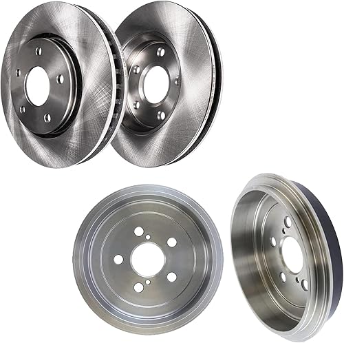 Miniatura 54 de Detroit Axle - Rotores de freno trasero para Cadillac SRX Saab 9-4x 2010 2011 2012 2013 2014 2015 2016 Rotores de freno de disco de repuesto